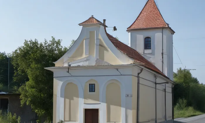 kostel svatého Osvalda (Milovice) – summer