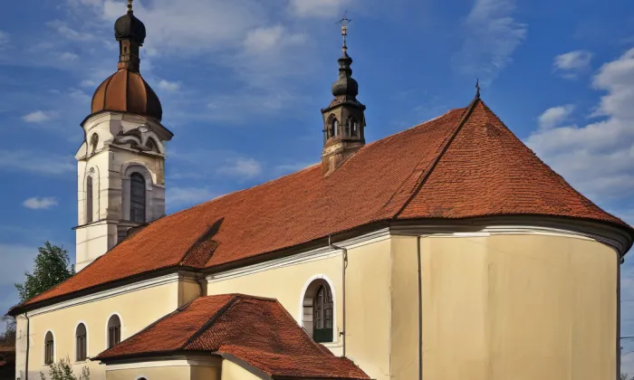 Kostel svatého Pavla (Pouchov) – summer