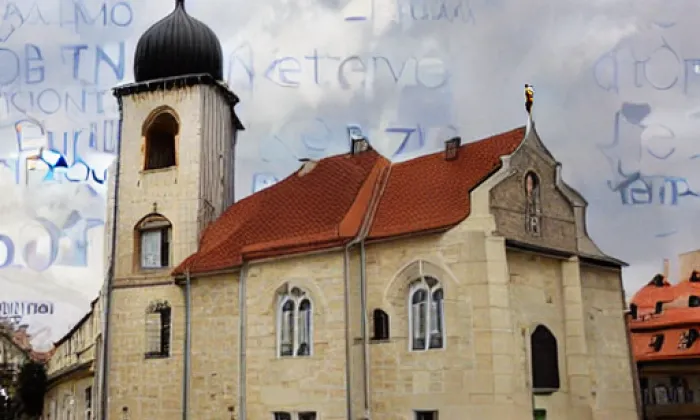 kostel svatého Petra a Pavla (Petrovice) – noc