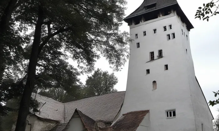 kostel svatého Petra a Pavla (Zdíkovec) – noc