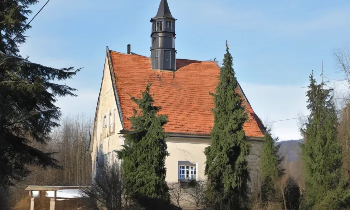 Kostel svatého Prokopa (Nadslav) – winter