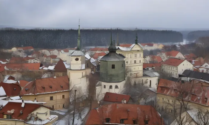 kostel svatého Tomáše (Praha) – winter