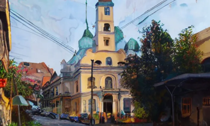 kostel svatého Václava (Domanín) – summer