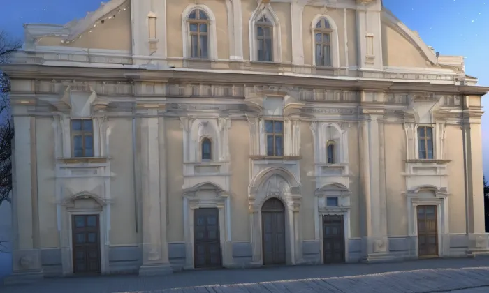 kostel svatého Václava (Letohrad) – noc