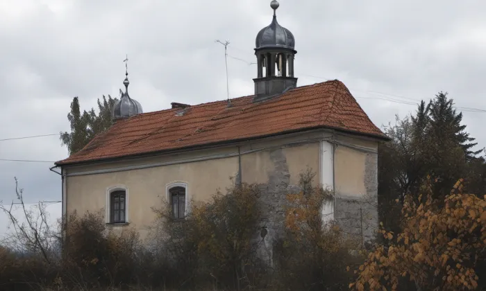 Kostel svatého Václava (Lipenec) – autumn