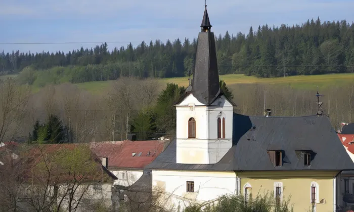kostel svatého Václava (Radešínská Svratka) – spring