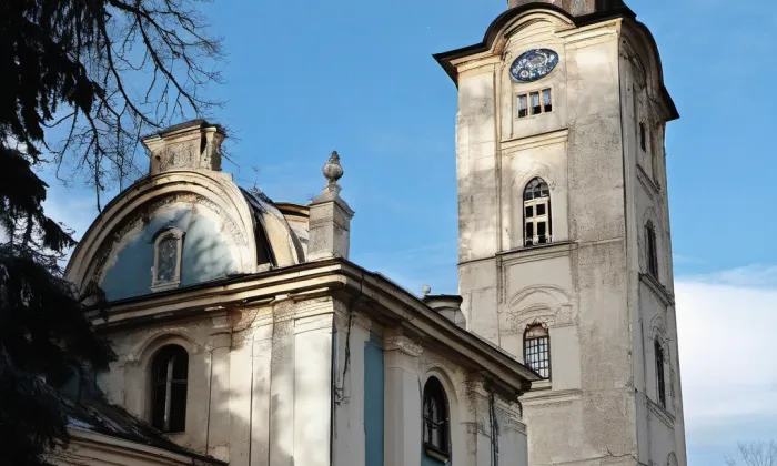 kostel svatého Václava (Svojšice) – winter