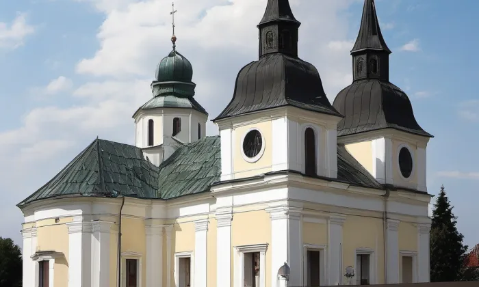 Kostel svatého Václava (Zvole) – noc