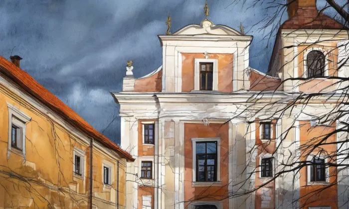 Kostel svatého Václava v Bělé pod Bezdězem – autumn