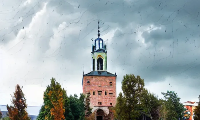 Kostel svatého Václava v Bohnicích – autumn