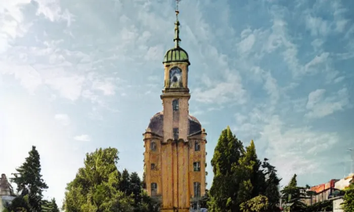 Kostel svatého Václava v Bohnicích – summer