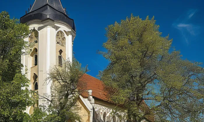 Kostel svatého Václava v Dolních Bojanovicích – iluminace