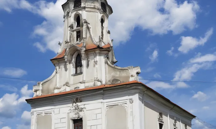 Kostel svatého Vavřince (Žebrák) – akvarel