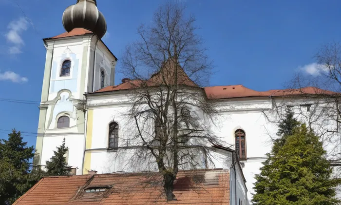 Kostel svatého Vavřince (Bohdalov) – akvarel