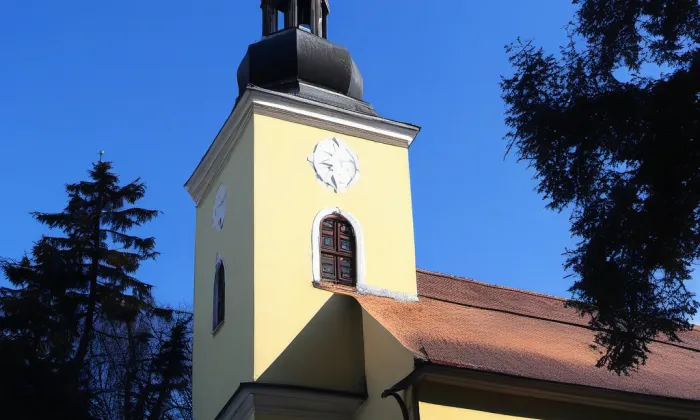 kostel svatého Vavřince (Klobouky u Brna) – winter