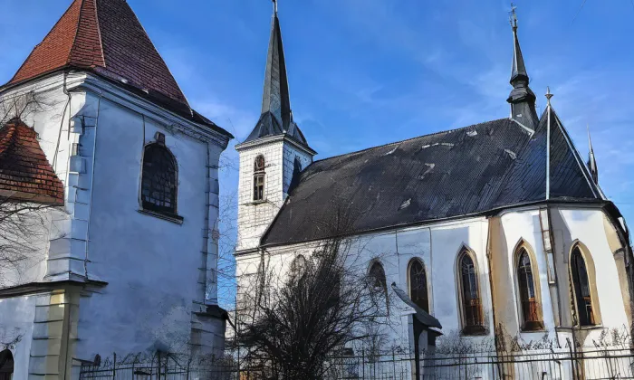 Kostel svatého Vavřince (Veliká Ves) – akvarel