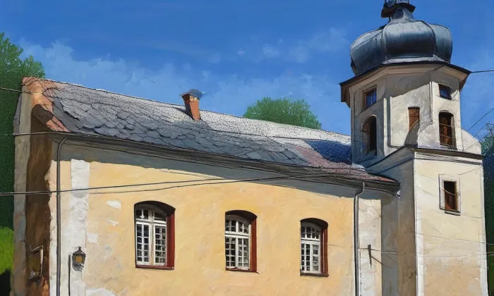 Kostel svatého Vavřince (Verušičky) – spring