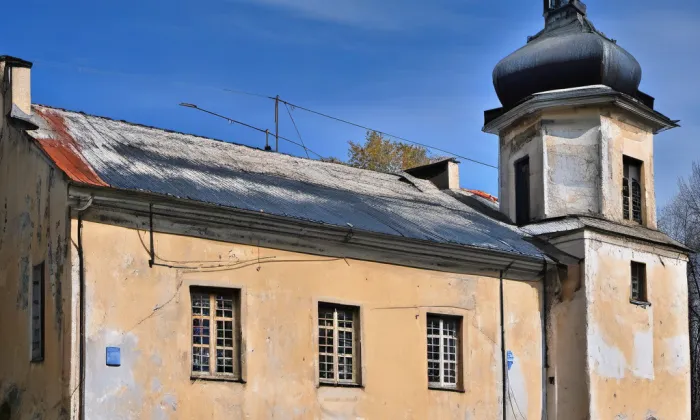 Kostel svatého Vavřince (Verušičky) – winter