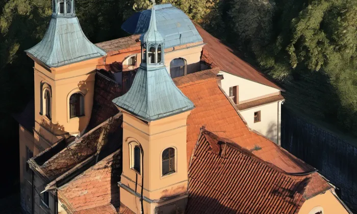 Kostel svatého Vavřince na Petříně – autumn