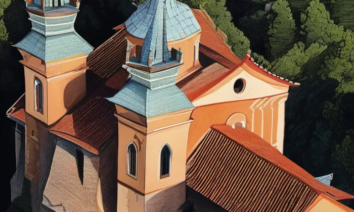 Kostel svatého Vavřince na Petříně – iluminace