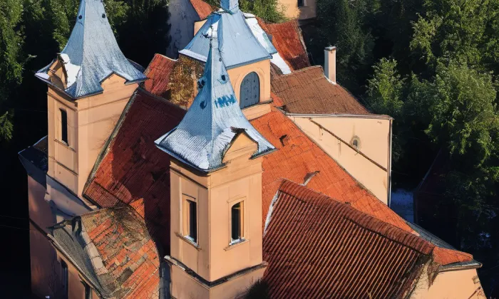 Kostel svatého Vavřince na Petříně – winter