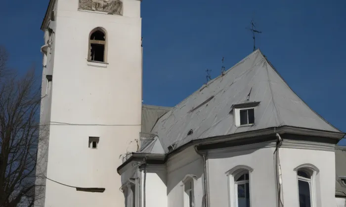 Kostel Tří králů (Břidličná) – winter