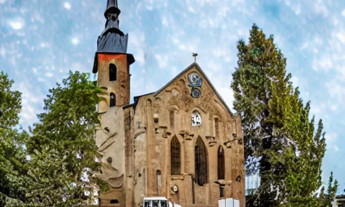 Kostel Umučení svatého Jana Křtitele (Solnice) – noc