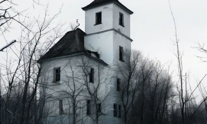 Kostel Všech svatých (Albrechtice) – winter
