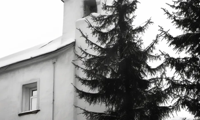 Kostel Všech svatých (Sedloňov) – winter