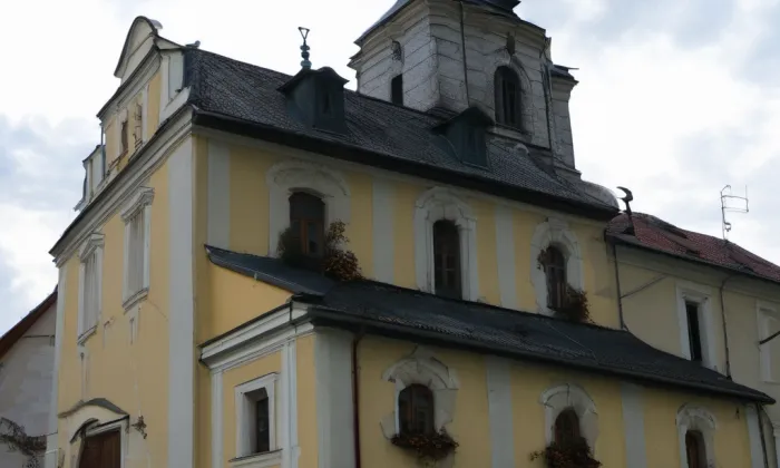 Kostel Všech svatých (Stříbro) – autumn