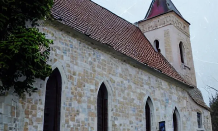 Kostel Všech svatých (Volyně) – noc