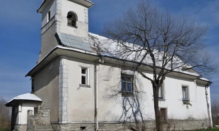 Kostel Zjevení Páně (Ostružná) – winter