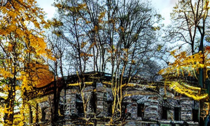 Kubištovy sady – noc