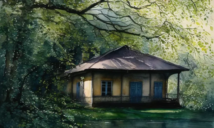 Lísčí – akvarel