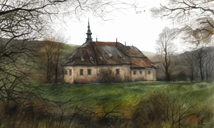 Lelekovice – akvarel