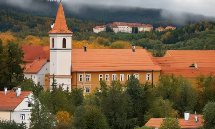 Minoritský klášter v Českém Krumlově – autumn