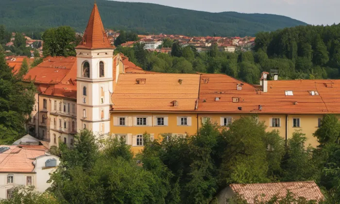 Minoritský klášter v Českém Krumlově – summer