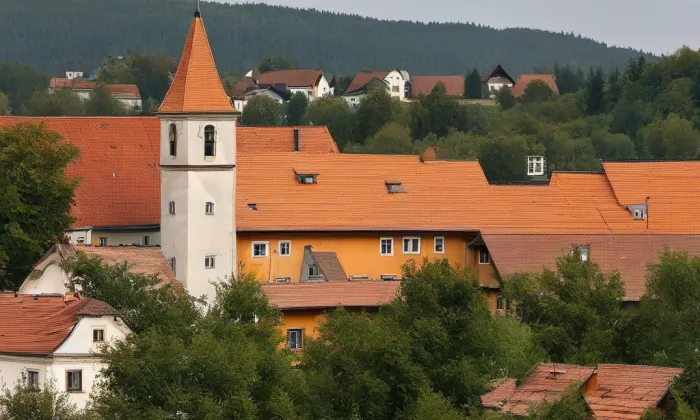 Minoritský klášter v Českém Krumlově – winter