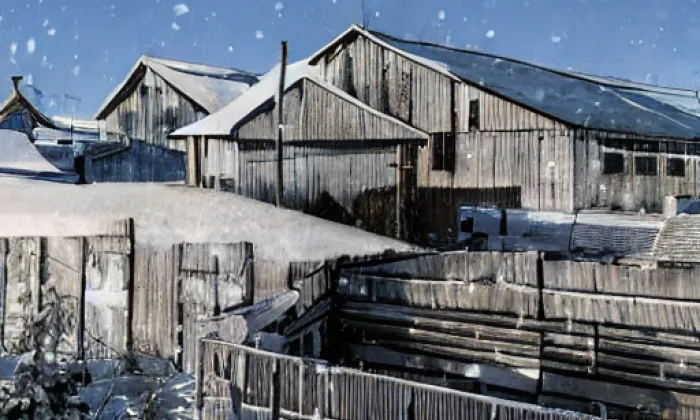 most přes plavební kanál ve Vraňanech – winter