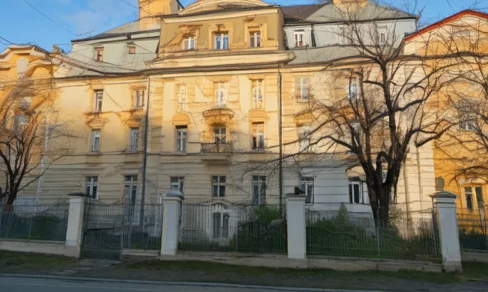 nový zámek Golčův Jeníkov – akvarel