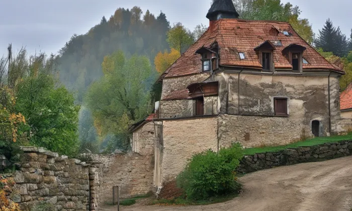 Ostrý (Březno) – autumn