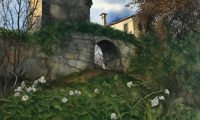 Otaslavice – akvarel