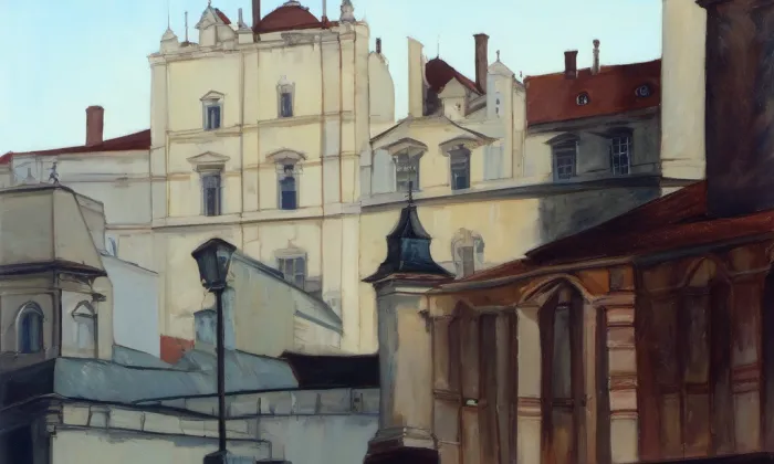 Palác pánů z Hradce – noc