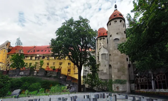 Panenský Týnec – akvarel