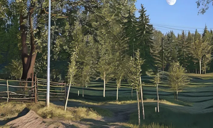 Park Generála Lázaro Cárdenase – noc
