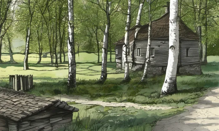 park Podviní – noc