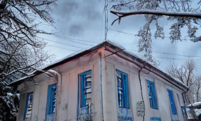 poutní kostel svaté Anny – winter