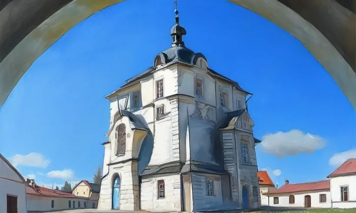 Poutní kostel svatého Jana Nepomuckého na Zelené hoře – spring