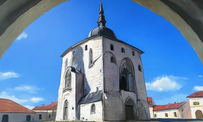 Poutní kostel svatého Jana Nepomuckého na Zelené hoře – summer