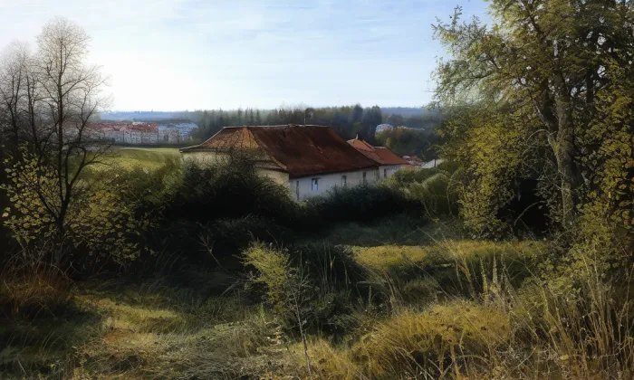 Pustiměř – akvarel